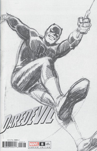 Daredevil Vol IX #8P [John Romita Sr. 'Hidden Gem' Variant] (June 2024)