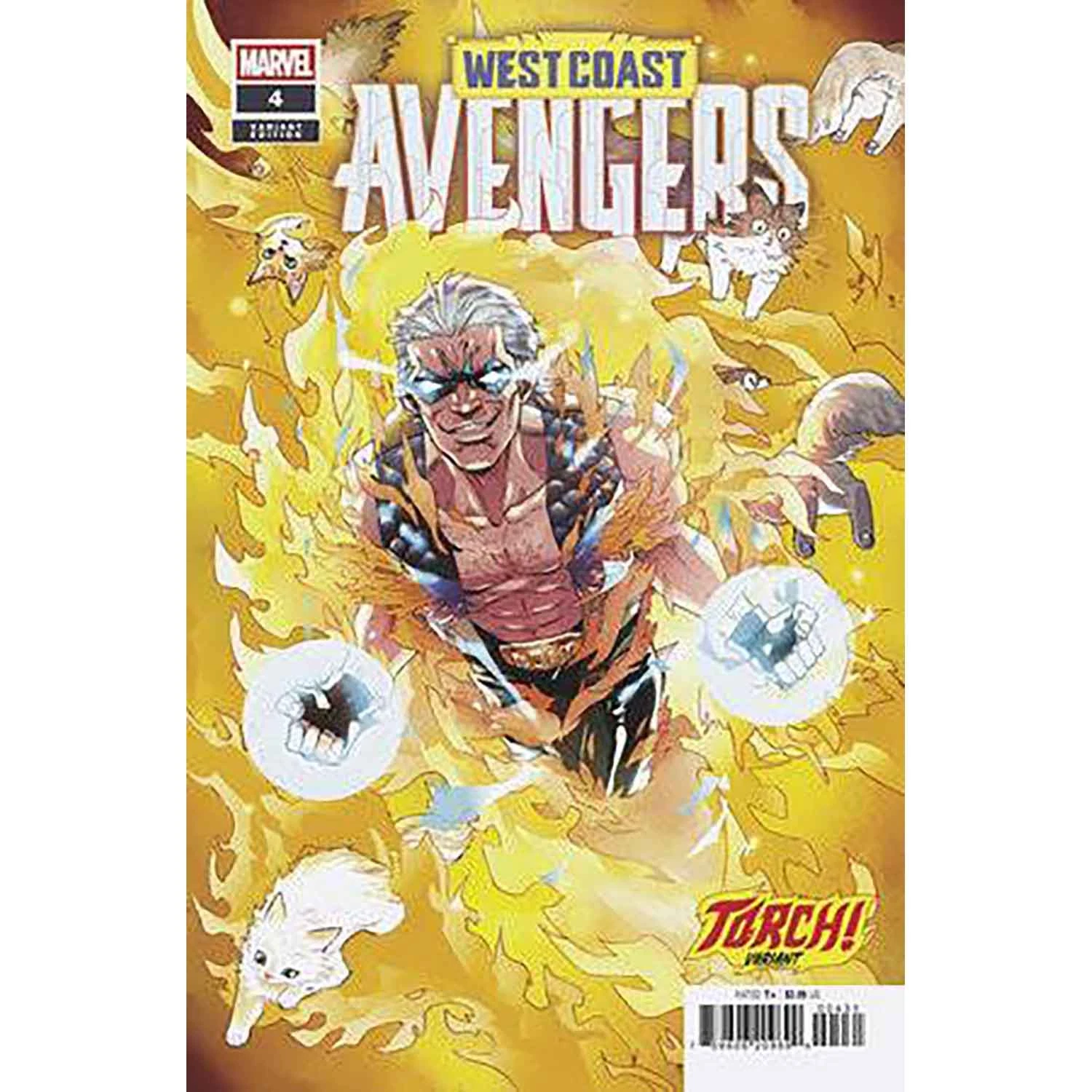 West Coast Avengers Vol IV #4C [Nao Fuji Torch Variant] (April 2025)