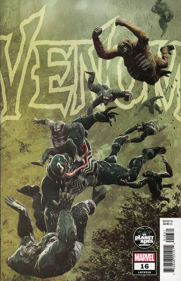Venom Vol V #16C [Bjorn Barends Planet of the Apes Variant] (April 2023)