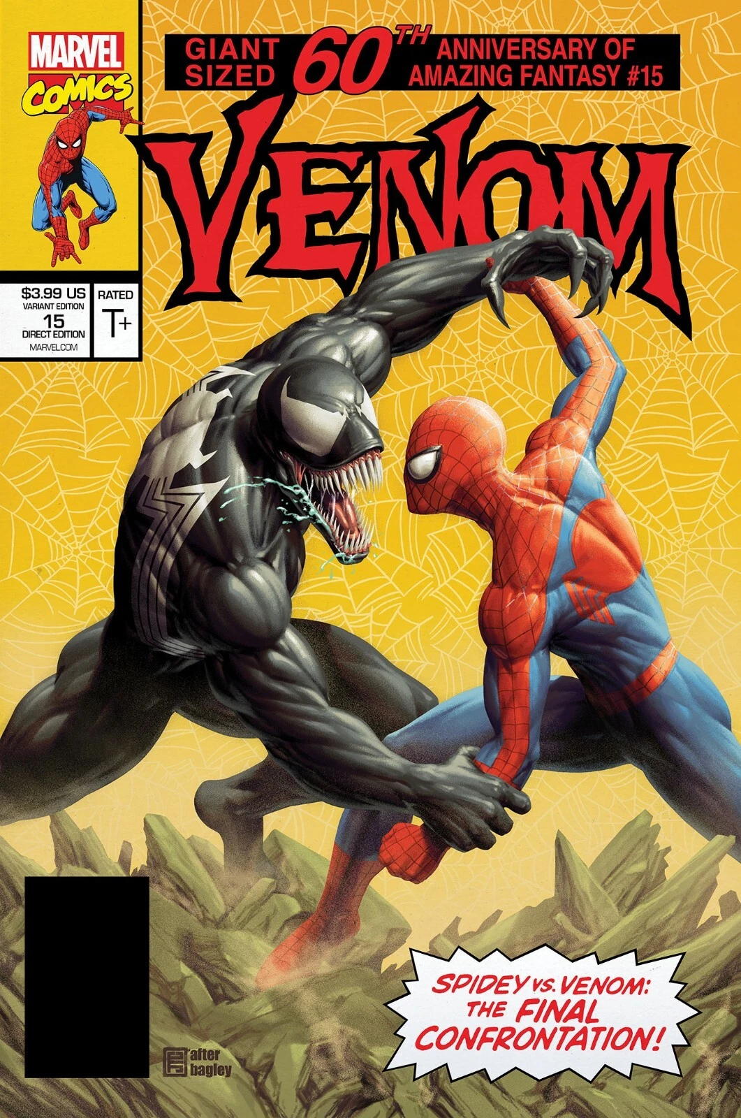 Venom Vol V #15B [John Tyler Christopher Classic Homage Variant] (March 2023)