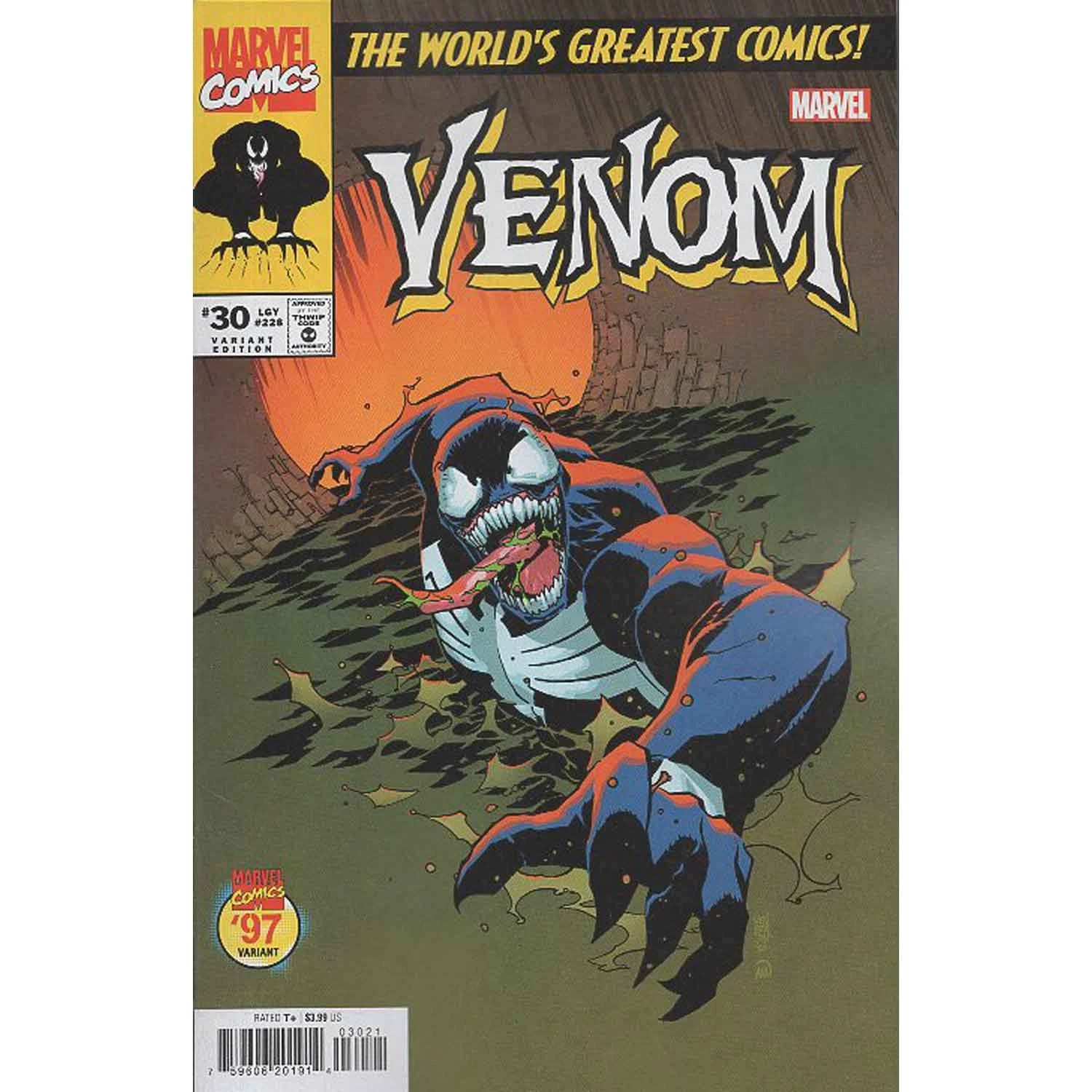 Venom Vol V #30B [Mike Henderson Marvel '97 Variant] (April 2024)
