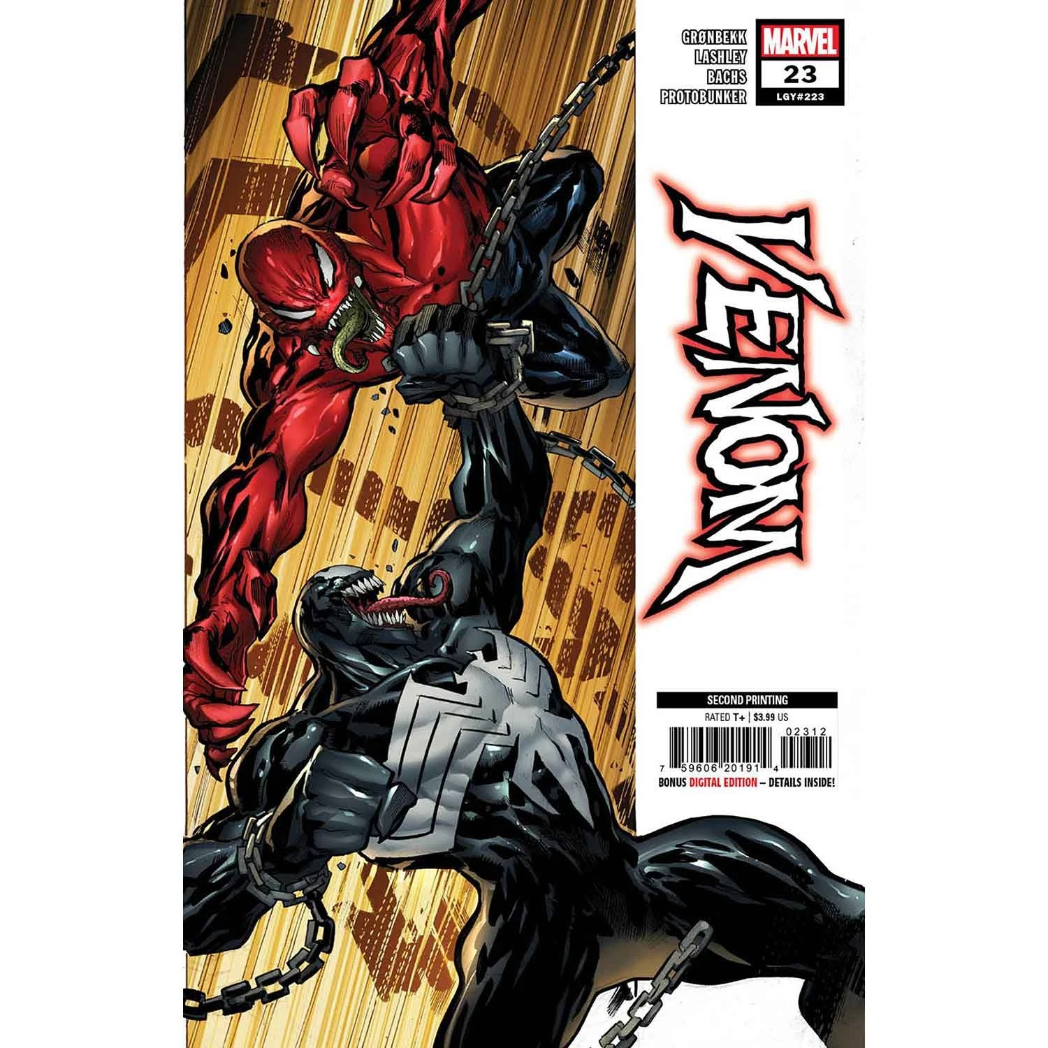 Venom Vol V #23 [Second Printing Ken Lashley Variant] (September 2023)