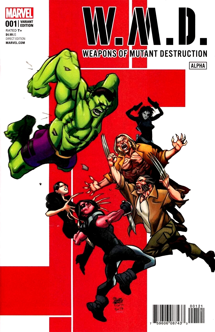 Weapons of Mutant Destruction: Alpha #1B [Pasqual Ferry Variant] (August 2017)