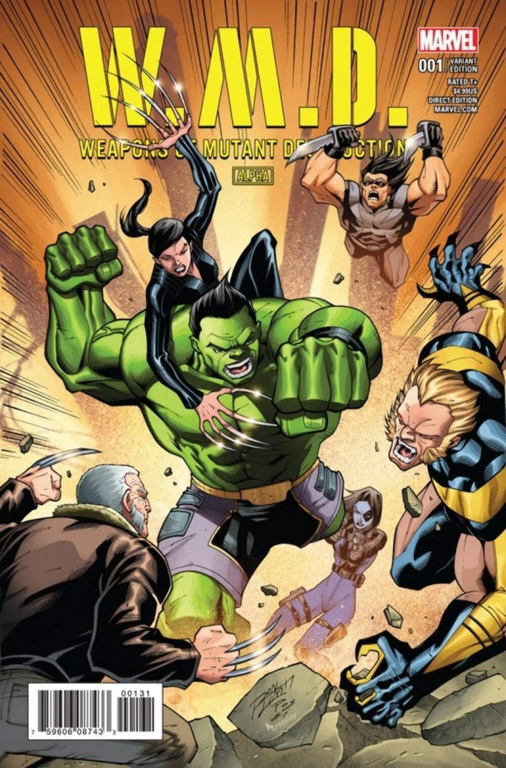 Weapons of Mutant Destruction: Alpha #1C [Ron Lim Variant] (August 2017)