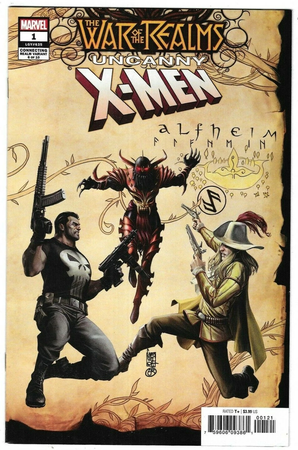 War of the Realms: Uncanny X-Men #1B [Giuseppe Camuncoli Connecting Variant] (June 2019)