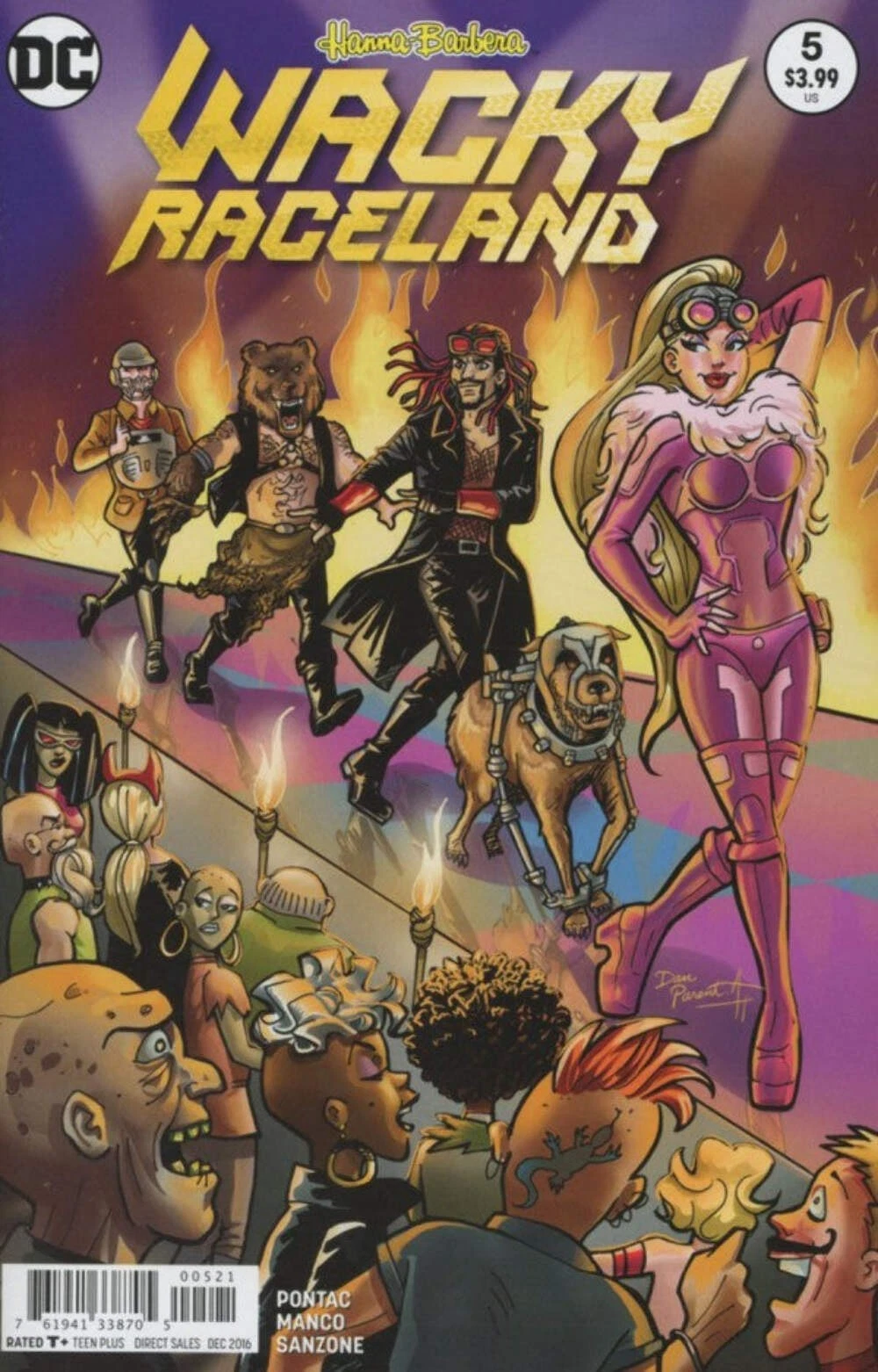 Wacky Raceland #5B [Dan Parent Variant] (December 2016)