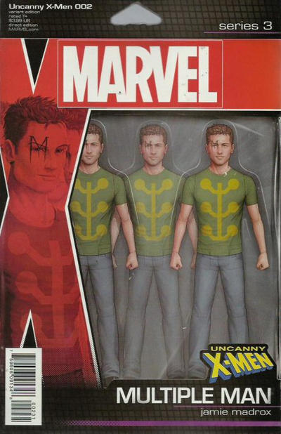 Uncanny X-Men Vol V #2C [John Tyler Christopher Action Figure Variant] (January 2019)