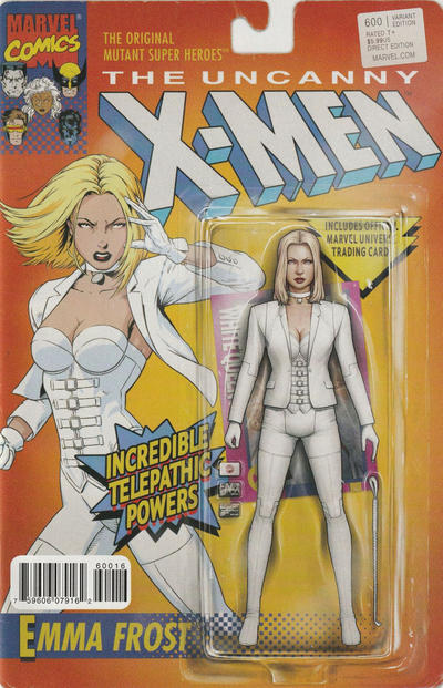 Uncanny X-Men Vol III #600Q [John Tyler Christopher Action Figure (Emma Frost)] (January 2016)
