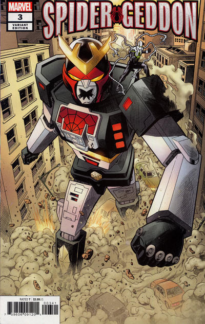 Spider-Geddon #3D [Mike Hawthorne Variant] (January 2019)