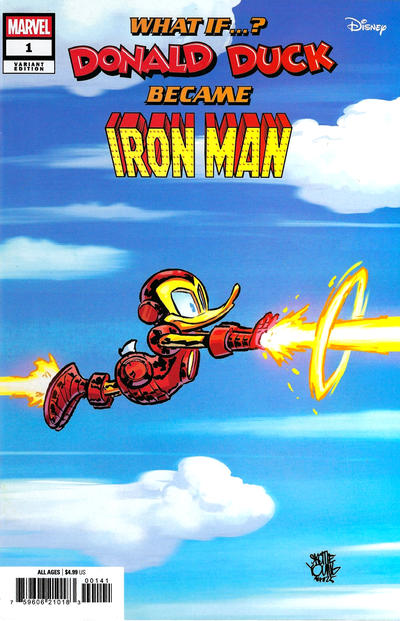 What If...? Donald Duck Became Iron Man #1D [Skottie Young Variant] (July 2025)