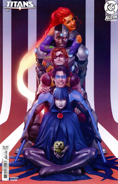 Teen Titans Vol VI #17B [Rahzzah Cardstock Variant] (April 2018)