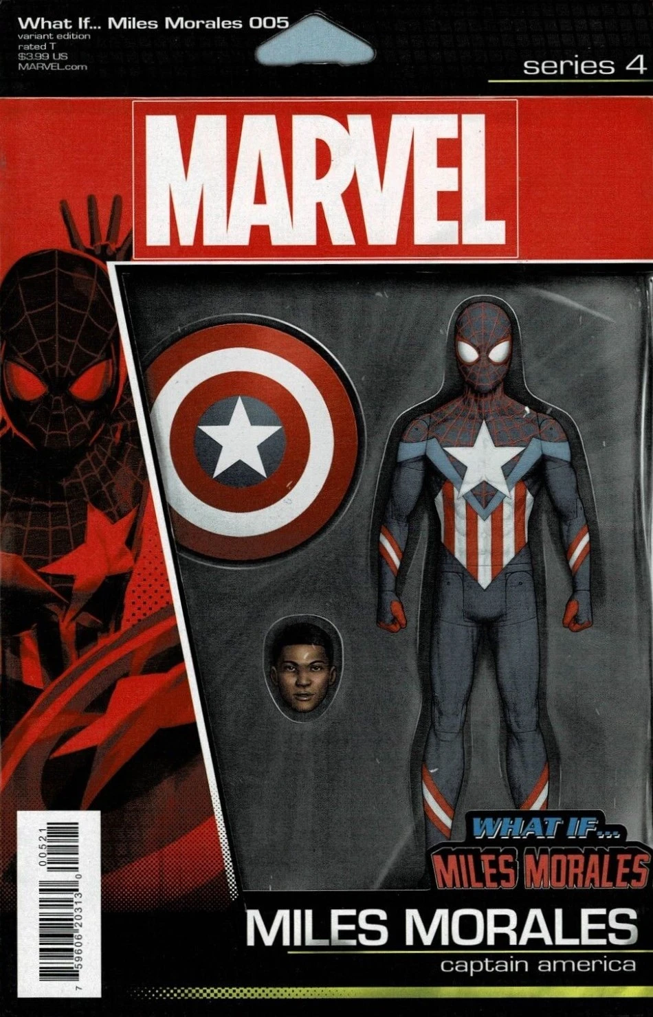 What If...? Miles Morales #5B [John Tyler Christopher 'Action Figure' Variant] (September 2022)
