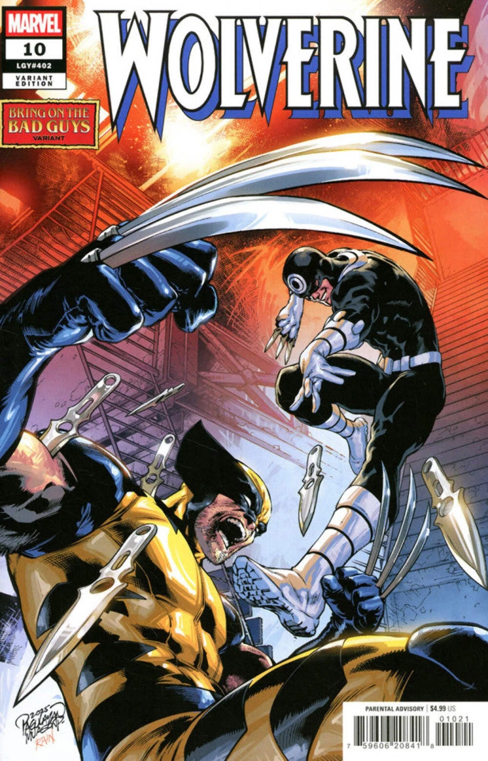 Wolverine Vol VIII #10B [Carlo Pagulayan Bring On The Bad Guys Variant] (August 2025)