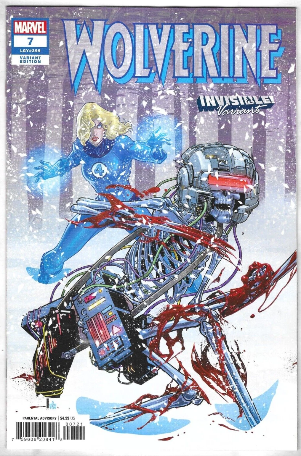 Wolverine Vol VIII #7B [David Baldeón Invisible Variant] (May 2025)