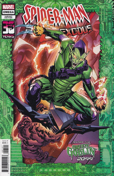 Spider-Man 2099: Exodus Omega #1B [Ken Lashley '2099 Frame' Variant] (October 2022)