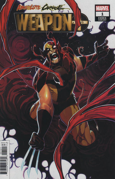 Absolute Carnage: Weapon Plus #1B [Matteo Scalera 'Codex' Variant] (January 2020)