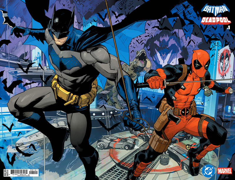 Batman/Deadpool #1B [Dan Mora Batman/Deadpool Wraparound Cardstock Variant] (January 2026)