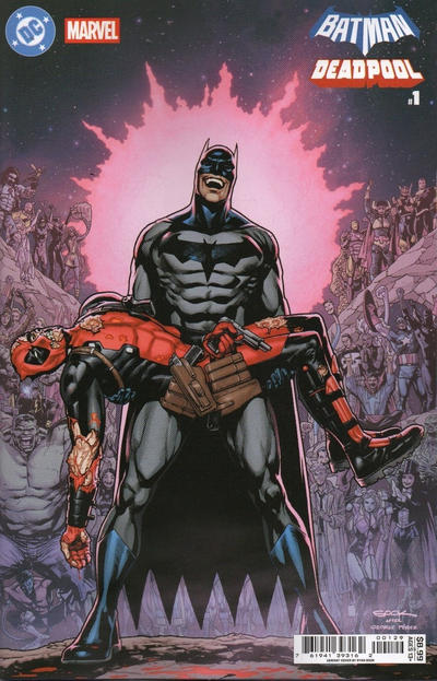 Batman/Deadpool #1R [Ryan Sook Crisis on Infinite Earths #7 Homage Cardstock Variant] (January 2026)