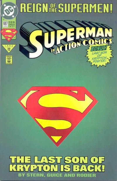 Action Comics #687 [Collector's Edition] (June 1993)