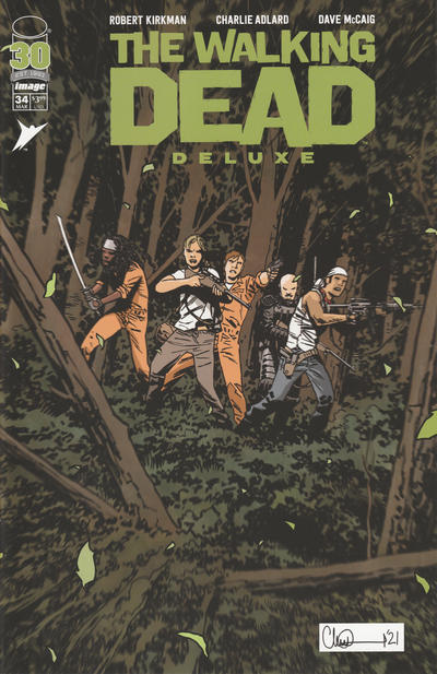 The Walking Dead Deluxe #34C [Charlie Adlard Variant] (November 2021)