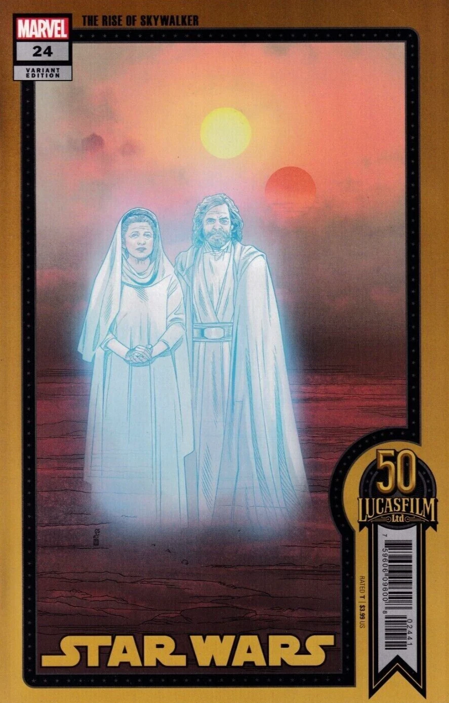 Star Wars Vol V #24D [Chris Sprouse Lucasfilm 50th Anniversary Variant] (August 2022)
