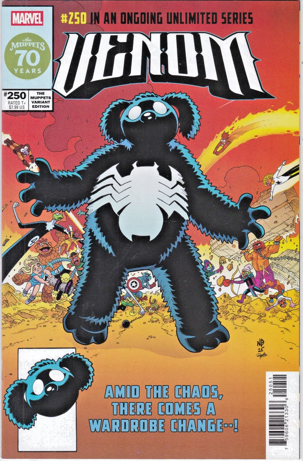 Venom Vol VI #250E [Nick Bradshaw Muppets Variant] (December 2025)