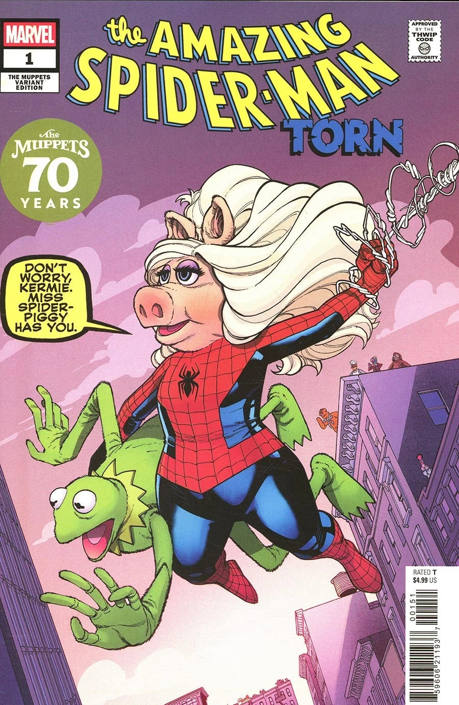 Amazing Spider-Man: Torn #1E [Javier Garrón Muppets Variant] (December 2025)