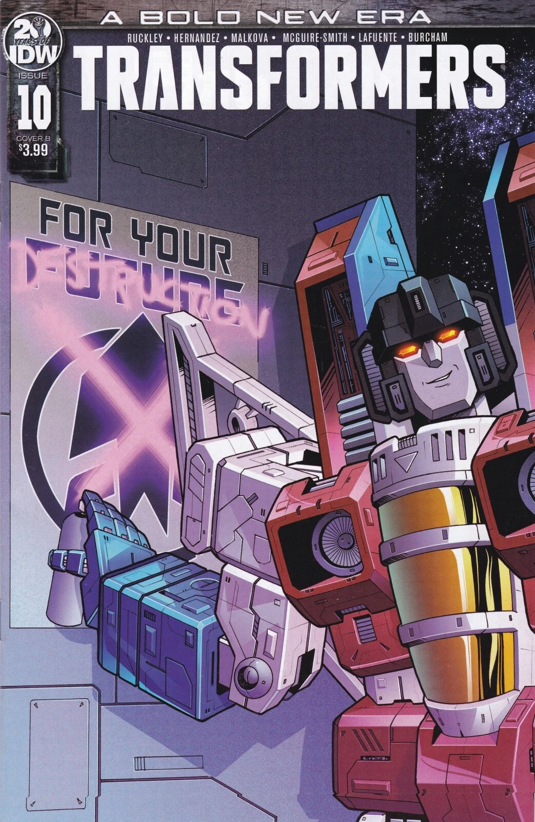 Transformers Vol V #10B [Bethany McGuire-Smith Variant] (July 2019)