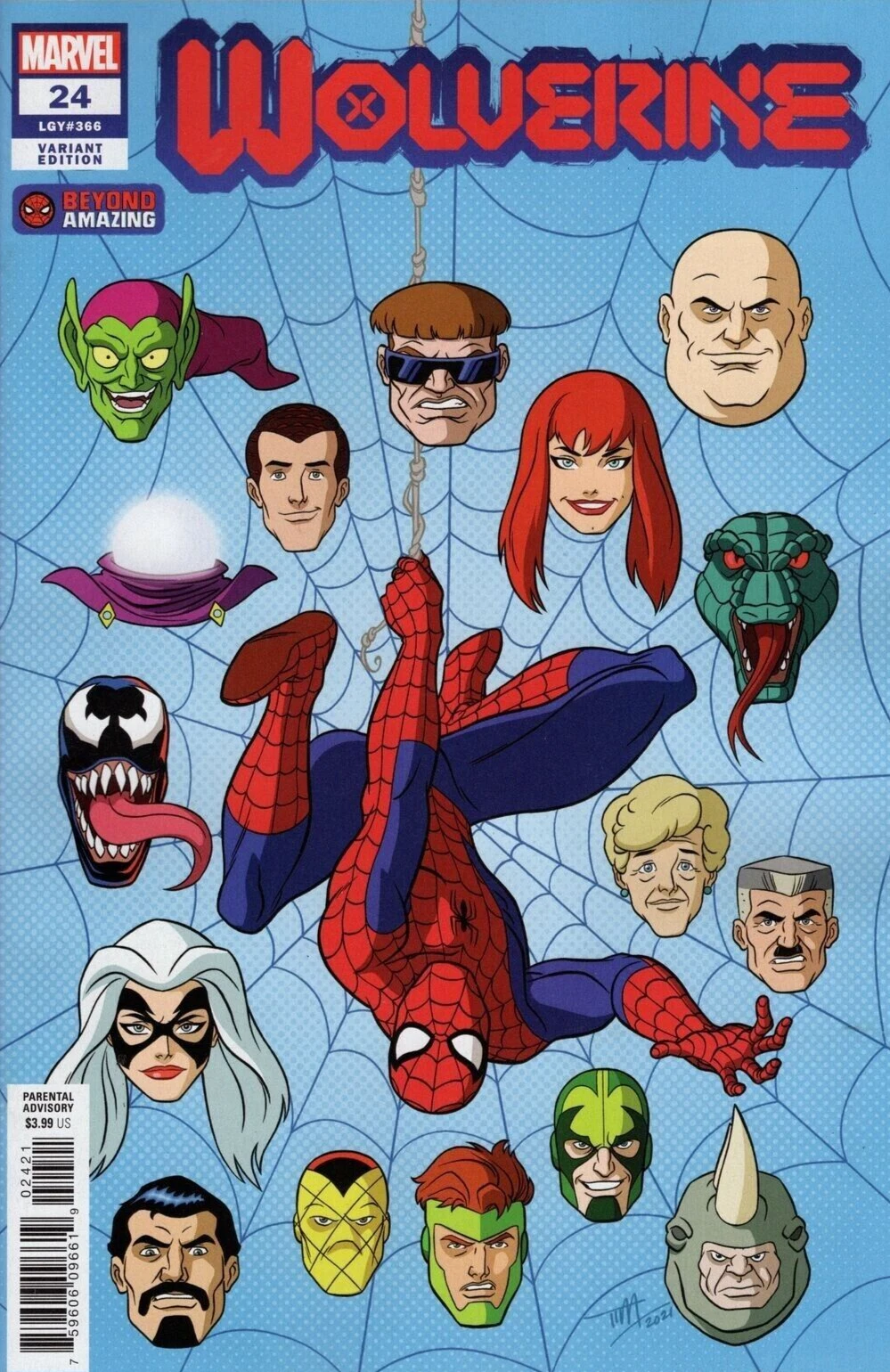 Wolverine Vol VII #24B [Tim Levins 'Beyond Amazing Variant'] (October 2022)