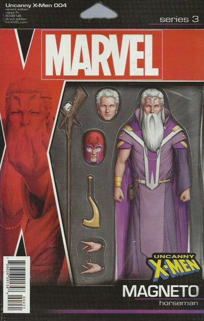 Uncanny X-Men Vol V #4C [John Tyler Christopher Action Figure Variant (Horseman Magneto)] (February 2019)