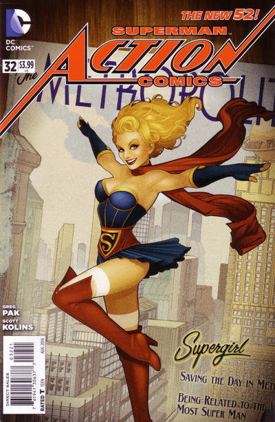 Action Comics Vol II #32B [DC Bombshells Variant] (August 2014)
