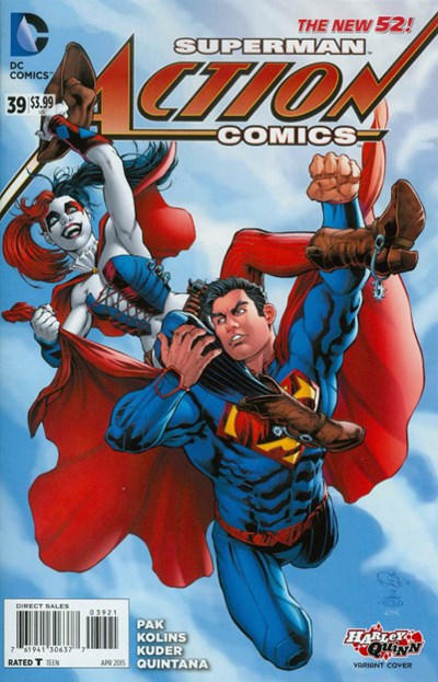 Action Comics Vol II #39B [Harley Quinn Variant] (April 2015)