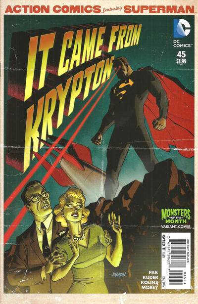 Action Comics Vol II #45B [Monsters of the Month Variant] (December 2015)