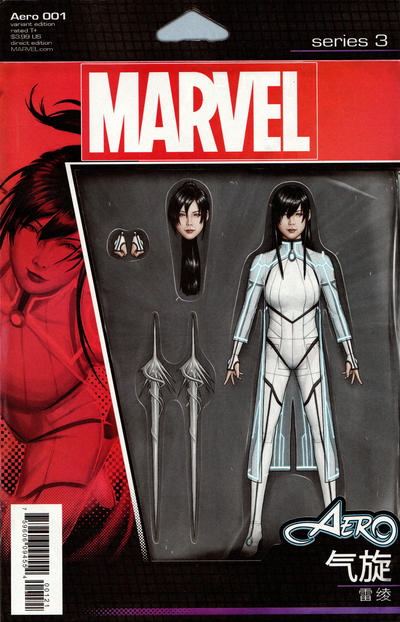 Aero #1B [John Tyler Christopher Action Figure Variant] (September 2019)