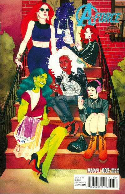 A-Force #3B [Kevin Wada Variant] (October 2015)
