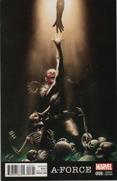 A-Force Vol II #8B [Rahzzah Black Panther 50th Anniversary Variant] (October 2016)