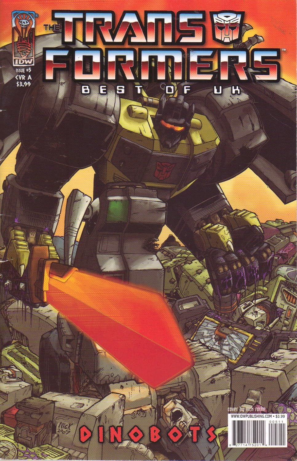 The Transformers: Best of UK - Dinobots #5 (January 2008)