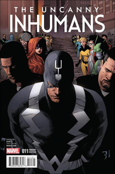 Uncanny Inhumans #11B [Civil War Reenactment Variant] (August 2016)