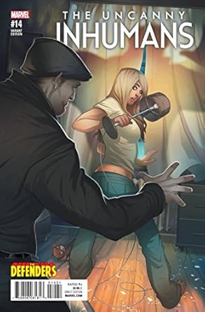 Uncanny Inhumans #14B [Elizabeth Torque 'The Defenders' Variant] (December 2016)