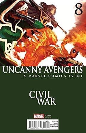 Uncanny Avengers Vol III #8B [Hans Civil War Variant] (June 2016)
