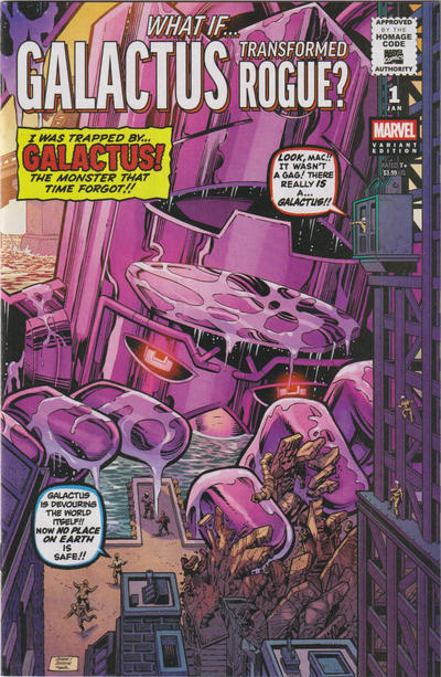 What If... Galactus Transformed Rogue? #1B [Dan Jurgens Sci-Fi Homage Variant] (March 2025)
