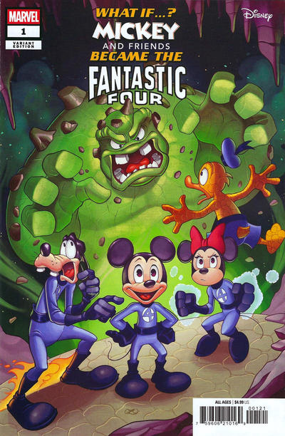 What If...? Mickey and Friends Became the Fantastic Four #1B [Chrissie Zullo Variant] (March 2025)