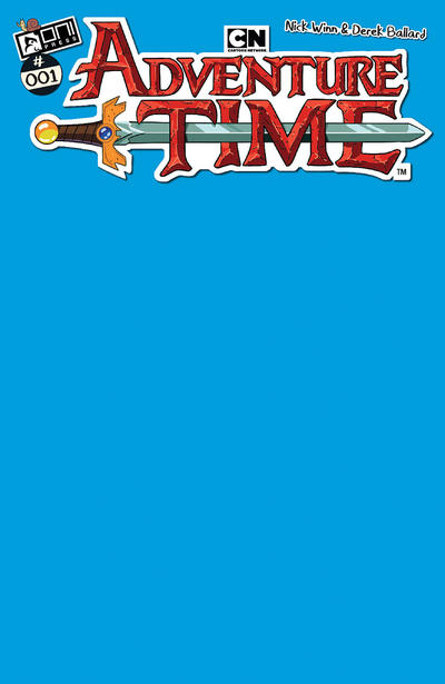Adventure Time Vol II #1F ["Finn Blue" Blank Variant] (April 2025)