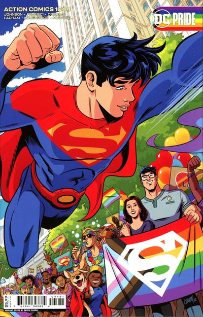 Action Comics Vol II #1044C [Derek Charm DC Pride Cardstock Variant] (August 2022)