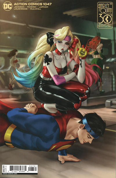 Action Comics Vol II #1047C [Leirix Cardstock Harley Quinn 30th Anniversary Cardstock Variant] (November 2022)