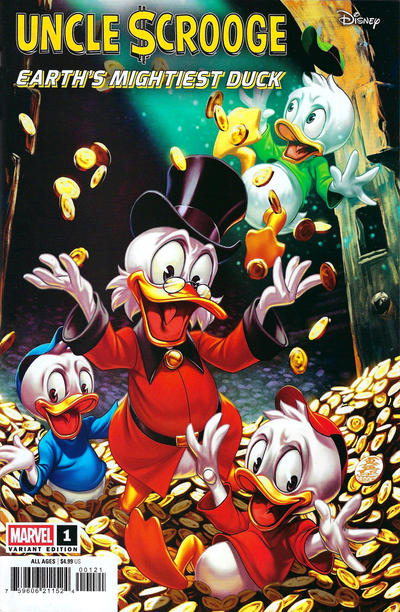 Uncle Scrooge: Earth's Mightiest Duck #1B [Mark Brooks Variant] (October 2025)
