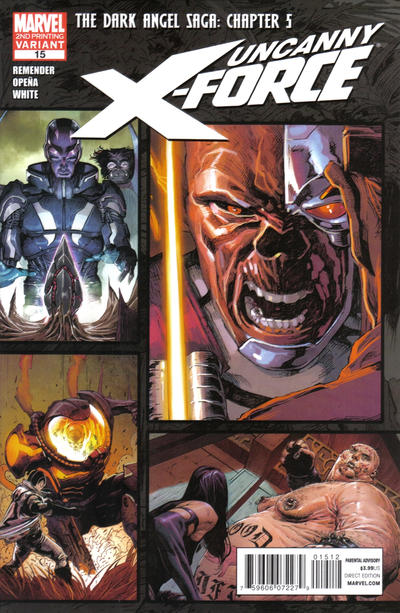 Uncanny X-Force #15 Second Printing (November 2011)