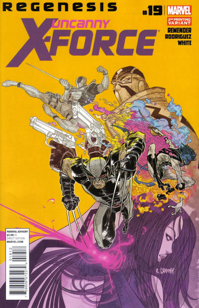 Uncanny X-Force #19 Second Printing (February 2012)