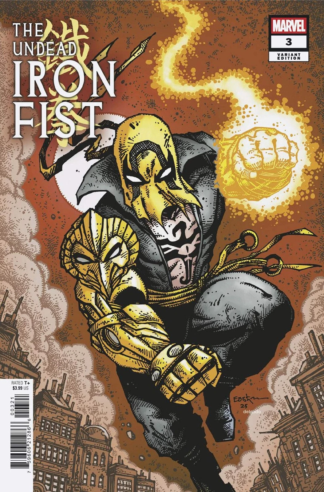 Undead Iron Fist #3B [Kevin Eastman Variant] (January 2026)