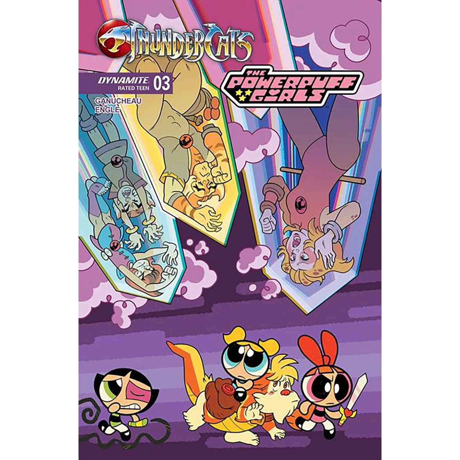 ThunderCats/The Powerpuff Girls #3B [Coleman Engle Variant] (September 2025)